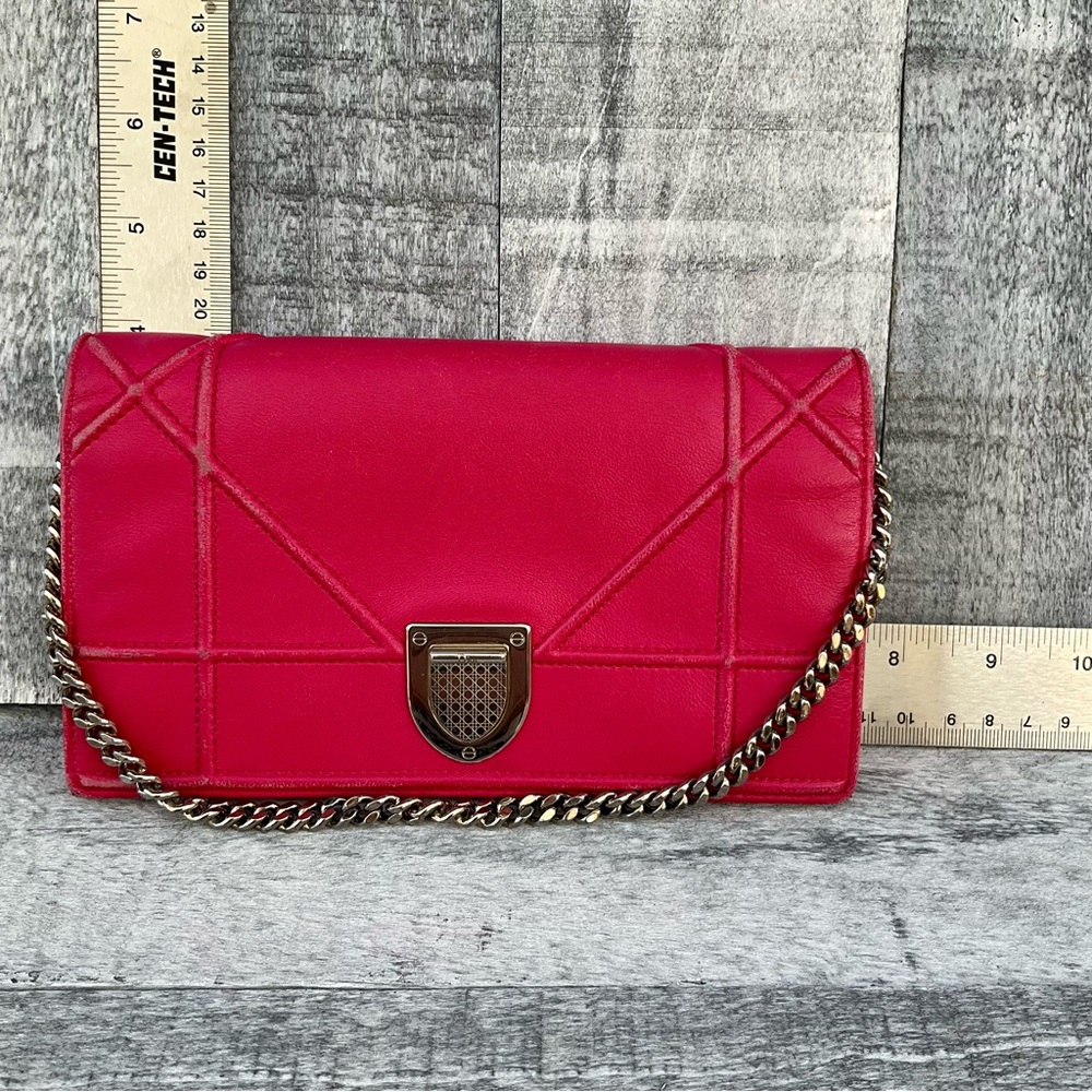 Christian Dior clutch with chain includes COA